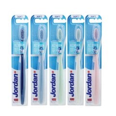 Зубная щетка Jordan Clean Between, мягкая цена и информация | Зубные щетки, пасты | pigu.lt