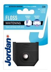 Tarpdančių siūlas Jordan Whitening, 25m kaina ir informacija | Dantų šepetėliai, pastos | pigu.lt