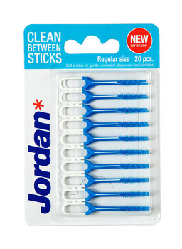 Резиновые межзубные щеточки Jordan Clean Between, 20шт. цена и информация | Зубные щетки, пасты | pigu.lt