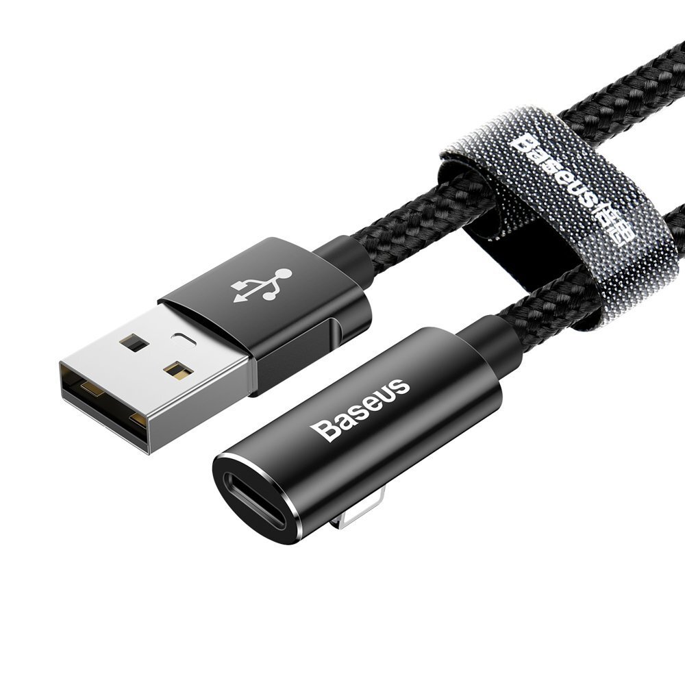 Baseus Rhythm Bent, USB Type A, Lightning, 1.2m kaina ir informacija | Laidai telefonams | pigu.lt