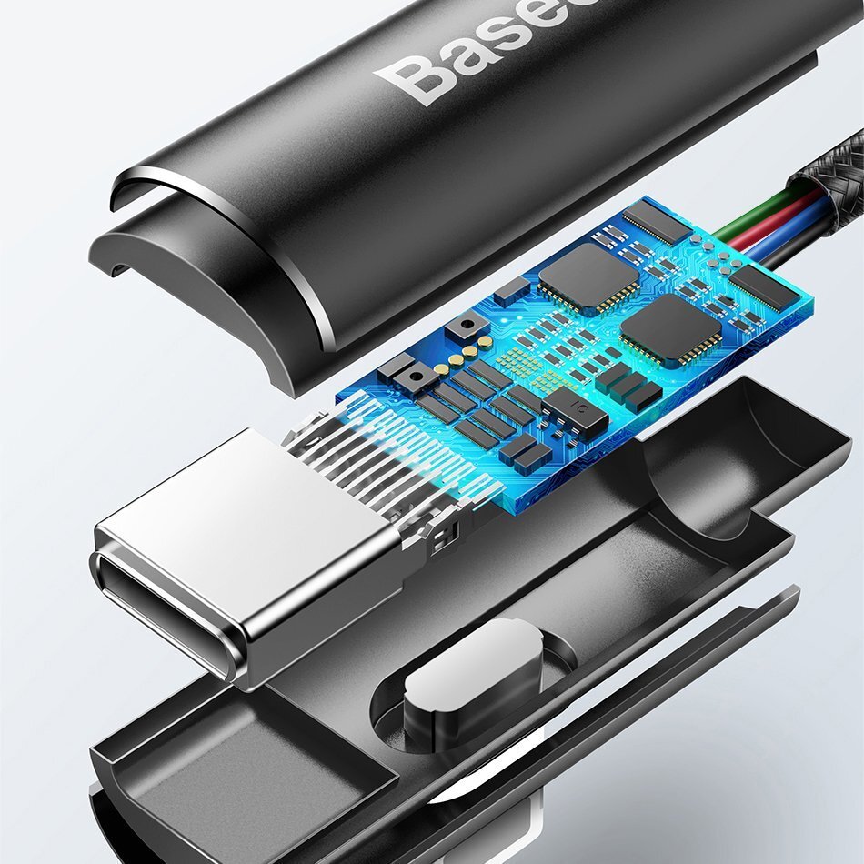 Baseus Rhythm Bent, USB Type A, Lightning, 1.2m kaina ir informacija | Laidai telefonams | pigu.lt