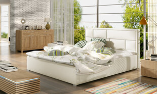 Кровать Latina MTP, 160x200 см, кремовая цена и информация | Кровати | pigu.lt