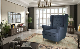 Кресло Aros, темно-синее цена и информация | Кресла в гостиную | pigu.lt