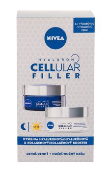 Veido priežiūros rinkinys Nivea Cellular Anti-Age moterims: dieninis kremas SPF15 50 ml + naktinis kremas 50 ml kaina ir informacija | Veido kremai | pigu.lt