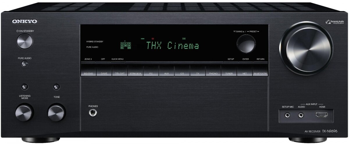 Onkyo TX-NR696B kaina ir informacija | Vaizdo grotuvai | pigu.lt