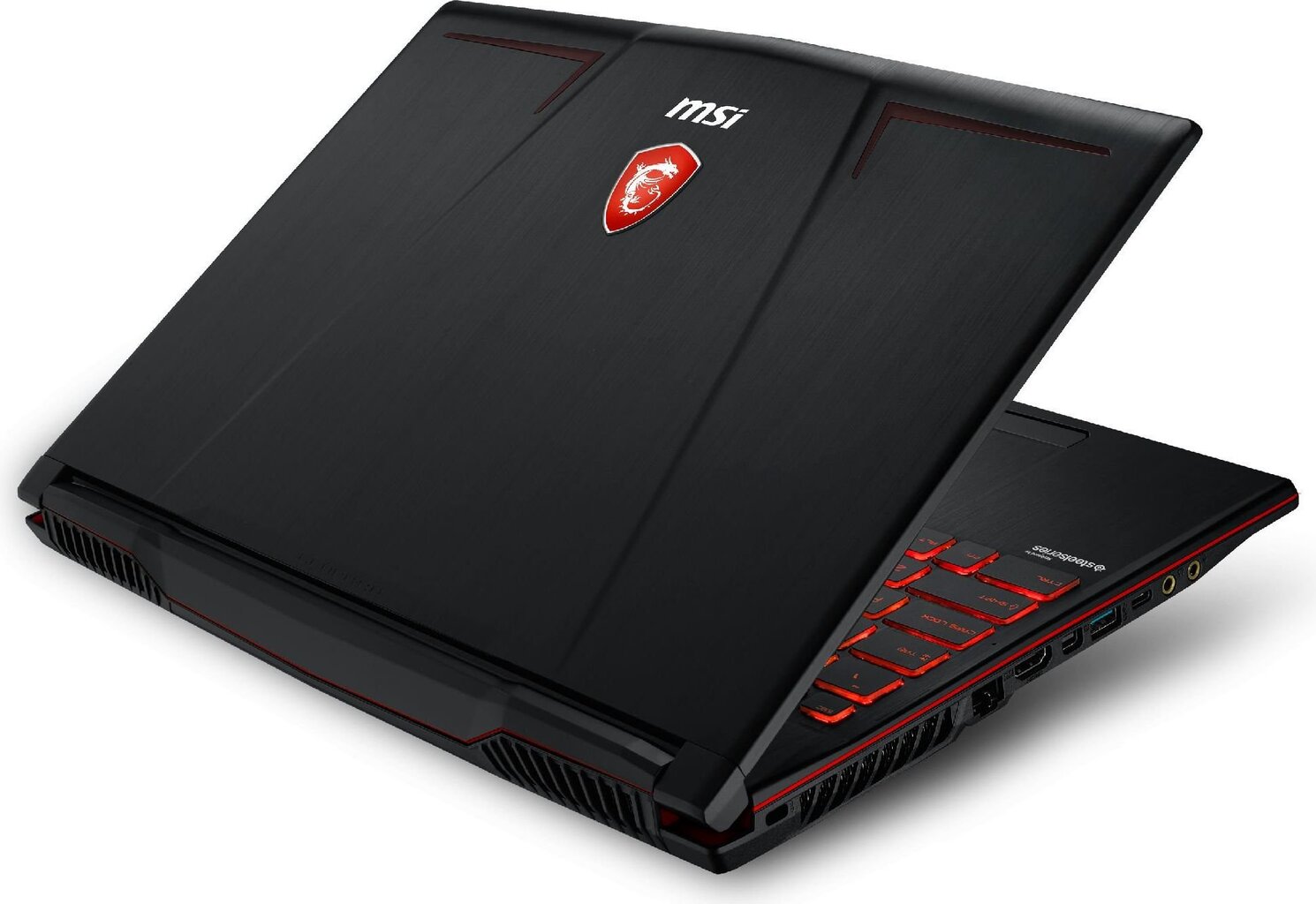 MSI GP63 Leopard 8RE-404PL 8 GB RAM/ 256 GB M.2 PCIe/ 1TB HDD/ Windows 10 Home kaina ir informacija | Nešiojami kompiuteriai | pigu.lt