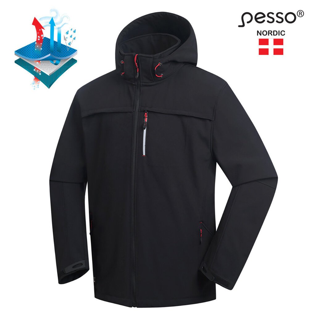 Softshell striukė Pesso ATLANTA цена и информация | Darbo rūbai | pigu.lt