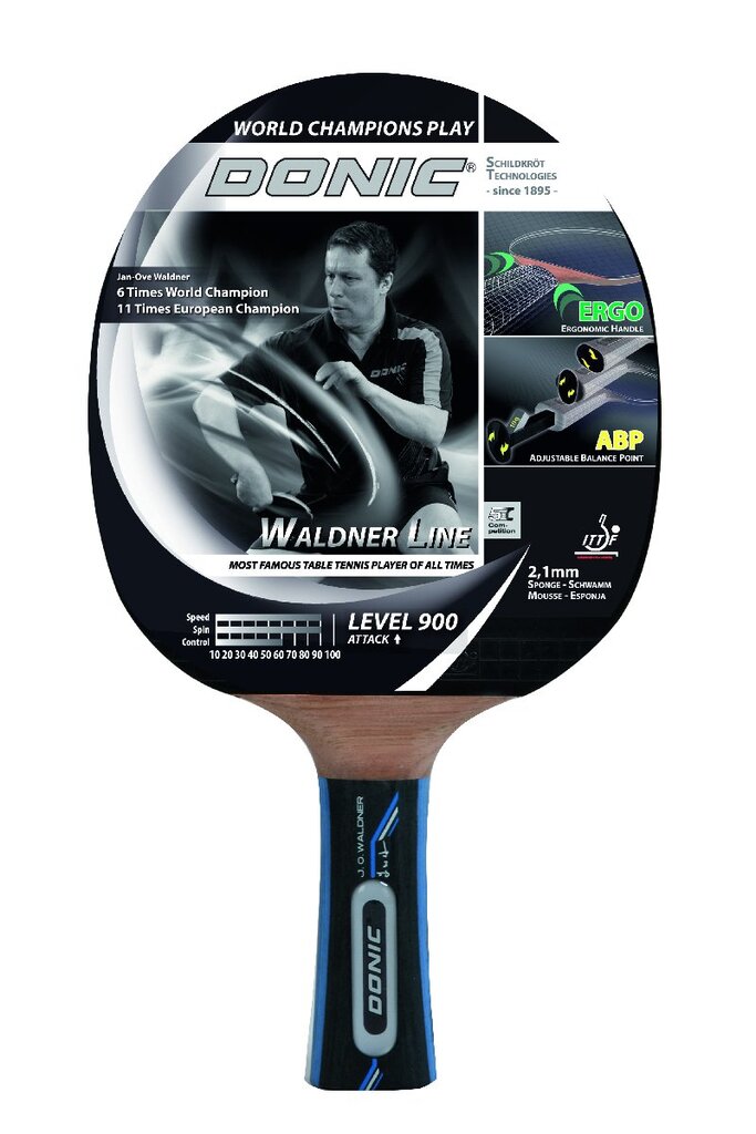 Stalo teniso raketė Schildkrot Donic Waldner 900 цена и информация | Stalo teniso raketės, dėklai ir rinkiniai | pigu.lt