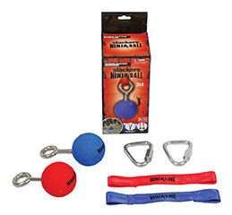 Papildomos kliūtys lauko žaidimams Slackers Ninja Balls, 2 vnt. kaina ir informacija | Vandens, smėlio ir paplūdimio žaislai | pigu.lt