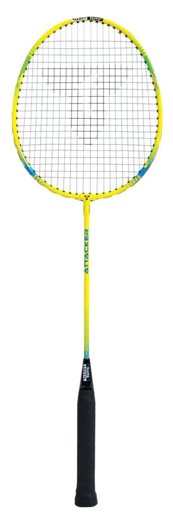 Badmintono raketė Talbot Torro Attacker, geltona цена и информация | Badmintonas | pigu.lt