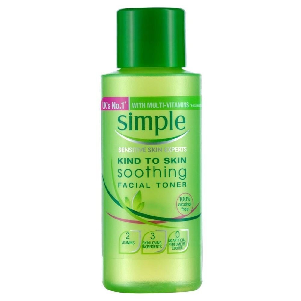 Raminamasis veido tonikas Simple Kind to Skin 50 ml kaina ir informacija | Veido prausikliai, valikliai | pigu.lt