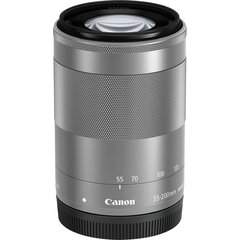 Canon EF-M 55-200mm f/4.5-6.3 IS STM, Silver kaina ir informacija | Objektyvai | pigu.lt