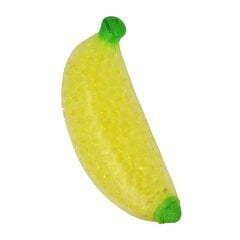 KeyCraft NV390 Антистрессовая игрушка - Банан с желеобразными шариками внутри (12cm) детям от 3+ лет Желтая цена и информация | Мягкие игрушки | pigu.lt