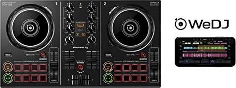 DJ pultas Pioneer DDJ-200, juodas kaina ir informacija | Priedai muzikos instrumentams | pigu.lt