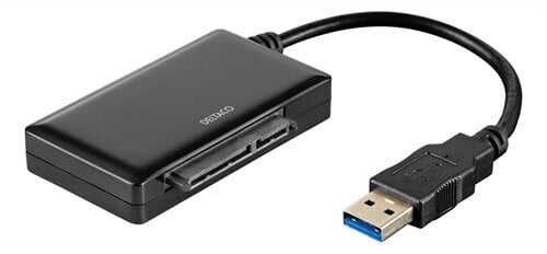 Deltaco USB3-SATA6G2, USB-A/SATA цена и информация | Kabeliai ir laidai | pigu.lt