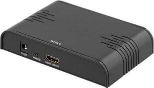 Deltaco HDMI-SCArt2, HDMI/SCART цена и информация | Адаптеры, USB-разветвители | pigu.lt