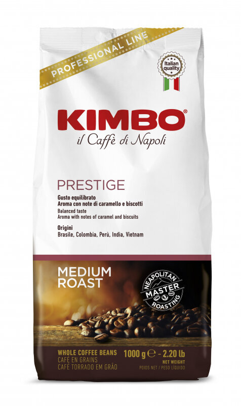 Kimbo Prestige kavos pupelės, 1 kg kaina ir informacija | Kava, kakava | pigu.lt