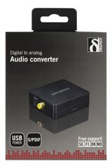 Deltaco DG-AN1, Toslink/RCA/Aux Aux 3.5 mm kaina ir informacija | Kabeliai ir laidai | pigu.lt