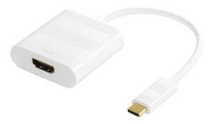 Deltaco USBC-HDMI1, USB-C/HDMI, 0.1 m kaina ir informacija | Adapteriai, USB šakotuvai | pigu.lt