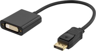 Deltaco DP-HDMI13, DisplayPort, HDMI, 0.2m kaina ir informacija | Kabeliai ir laidai | pigu.lt