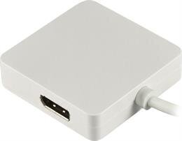 Deltaco DP-MULTI1, Mini DP/DVI/HDMI/DP, 0.2 m kaina ir informacija | Adapteriai, USB šakotuvai | pigu.lt