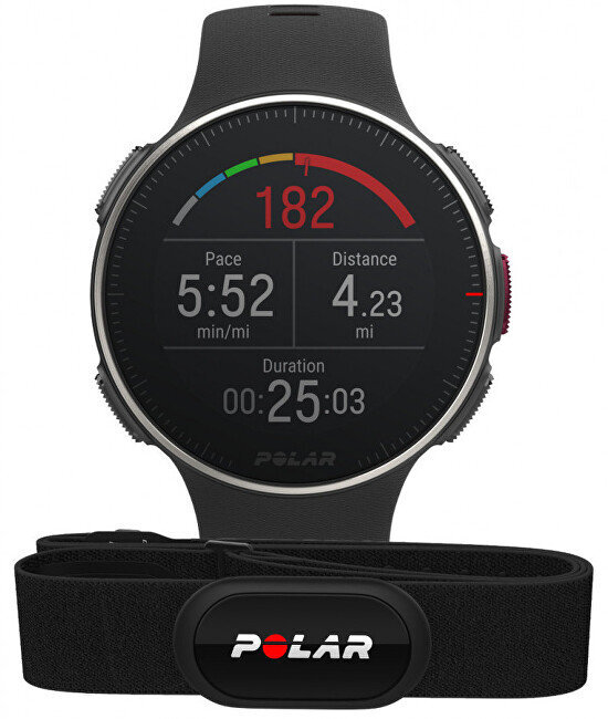 Polar Vantage V Titan HR Black/Red + Polar H10 Heart Monitor Strap kaina ir informacija | Išmanieji laikrodžiai (smartwatch) | pigu.lt