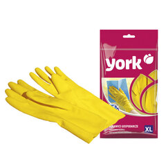 York резиновые перчатки, XL цена и информация | Инвентарь для уборки и принадлежности | pigu.lt