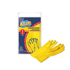 Azur резиновые перчатки, S цена и информация | Инвентарь для уборки и принадлежности | pigu.lt
