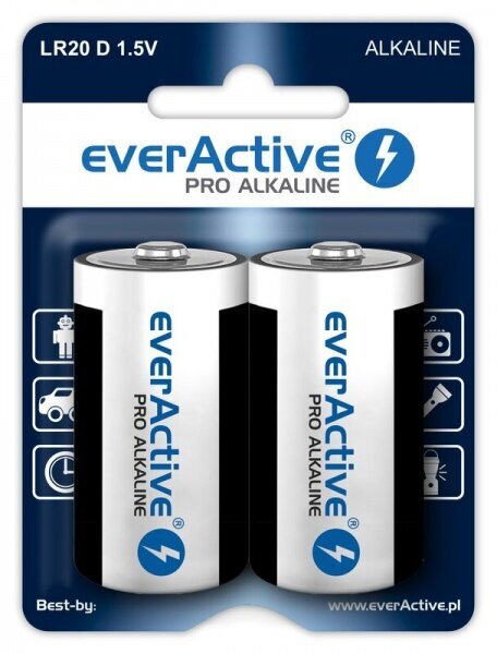 everActive EVLR20-PRO (2) цена и информация | Akumuliatoriai vaizdo kameroms | pigu.lt