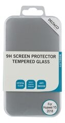 Deltaco plokščias skaidrus apsauginis stikliukas skirtas Huawei Y5(2018) 0.33mm / SCRN-1006 цена и информация | Защитные пленки для телефонов | pigu.lt