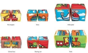 Мягкие музыкальные кубики Совмести-ка - Транспорт/ K´sKids цена и информация | K's Kids Товары для детей и младенцев | pigu.lt