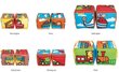 Minkšti kūbai transporto priemonės K's Kids Match Blocks цена и информация | Žaislai kūdikiams | pigu.lt