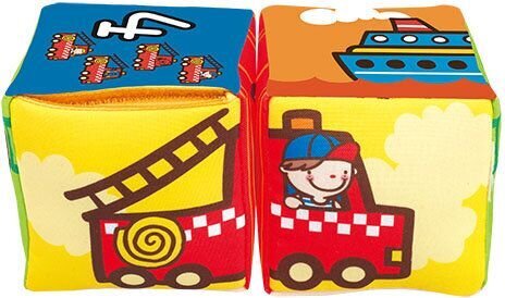 Minkšti kūbai transporto priemonės K's Kids Match Blocks цена и информация | Žaislai kūdikiams | pigu.lt