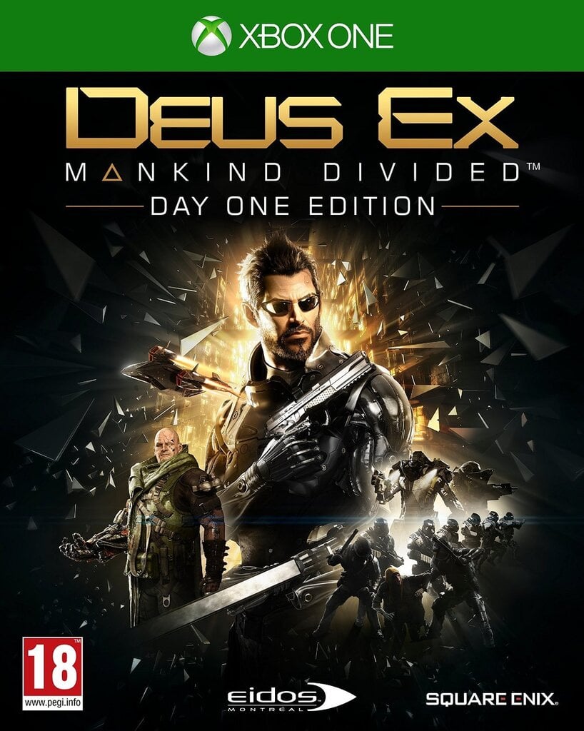 Компьютерная игра XBOX1 DEUS EX: MANKIND DIVIDED - STEELBOOK EDITION (EU)  цена | pigu.lt