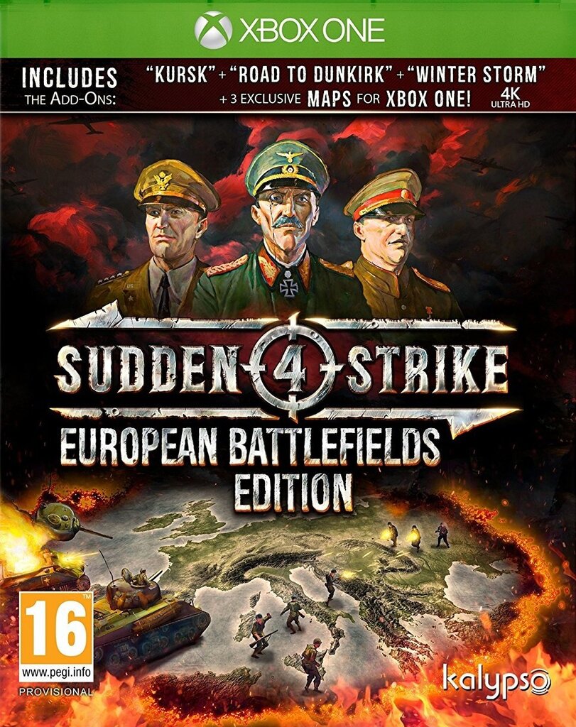 Sudden Strike 4 European Battlefields Xbox One Game цена и информация | Kompiuteriniai žaidimai | pigu.lt