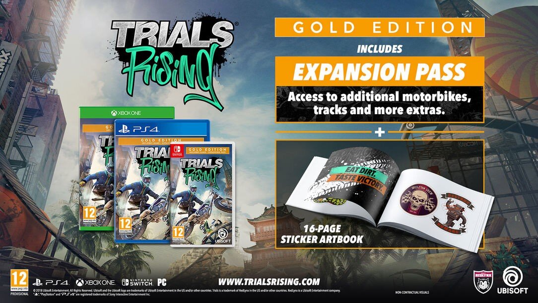 Trials Rising Gold Edition incl. Season Pass, Xbox One цена и информация | Kompiuteriniai žaidimai | pigu.lt