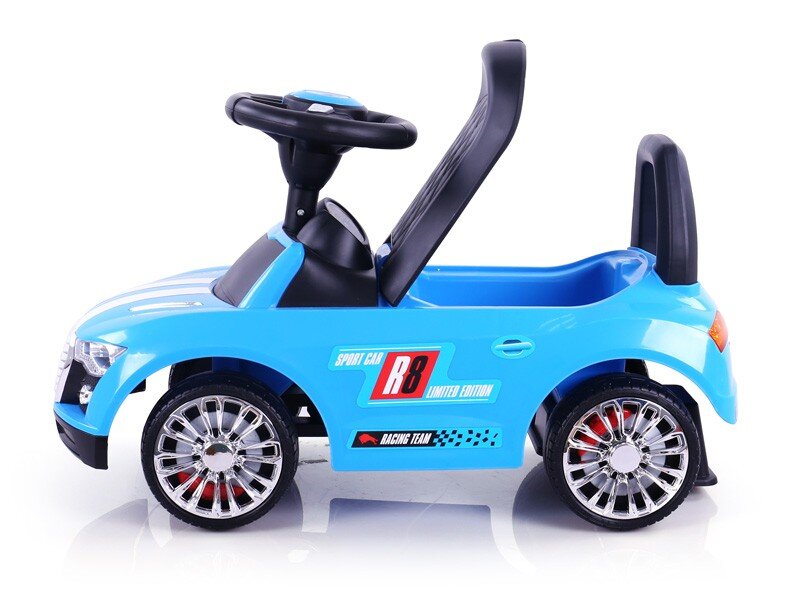 Paspiriama mašinėlė Milly Mally Sporty Ride On Racer, mėlyna kaina ir informacija | Žaislai kūdikiams | pigu.lt