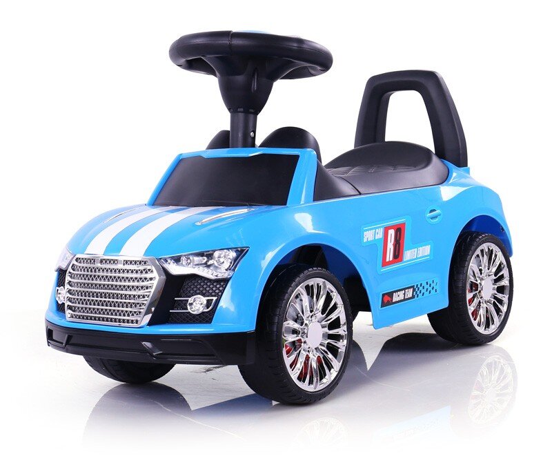 Paspiriama mašinėlė Milly Mally Sporty Ride On Racer, mėlyna kaina ir informacija | Žaislai kūdikiams | pigu.lt