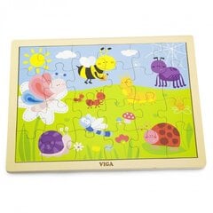 Деревянная головоломка Парк Viga, 24 шт. цена и информация | Пазлы | pigu.lt