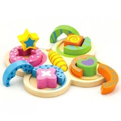 Деревянная головоломка - бабочка Viga Toys цена и информация | Развивающие игрушки | pigu.lt