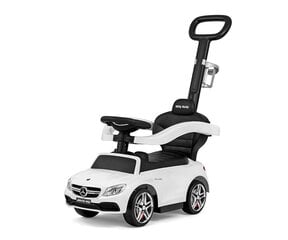 Paspiriama mašinėlė su rankena Mercedes-AMG C63 Coupe White kaina ir informacija | Žaislai kūdikiams | pigu.lt