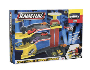 Automobilių garažas Teamsterz kaina ir informacija | Žaislai berniukams | pigu.lt