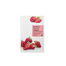 Лиственная маска для лица с клубникой Mizon Joyful Time Essence Mask Strawberry 1 шт. цена и информация | Маски для лица, патчи для глаз | pigu.lt