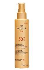 Солнцезащитный спрей для лица и тела Nuxe Sun SPF50 150 мл цена и информация | Кремы от загара | pigu.lt