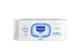 Mustela влажные салфетки для нормальной кожи, 70 шт. цена и информация | Косметика для мам и детей | pigu.lt