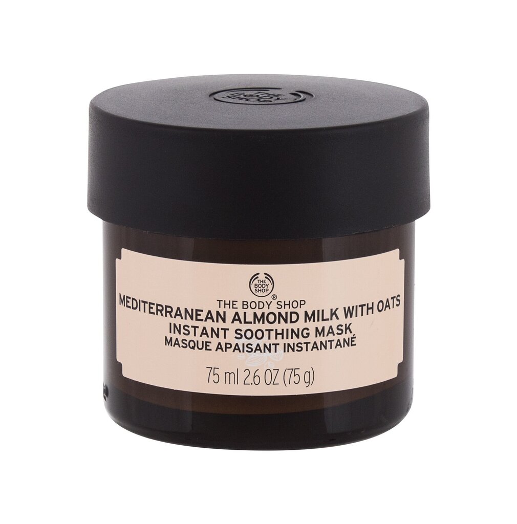 Raminamoji veido kaukė The Body Shop Mediterranean Almond & Oats 75 ml kaina ir informacija | Veido kaukės, paakių kaukės | pigu.lt