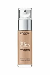 Тональный крем L'Oreal Paris True Match, 5R-5C Sable Ros, 30 мл цена и информация | Пудры, базы под макияж | pigu.lt