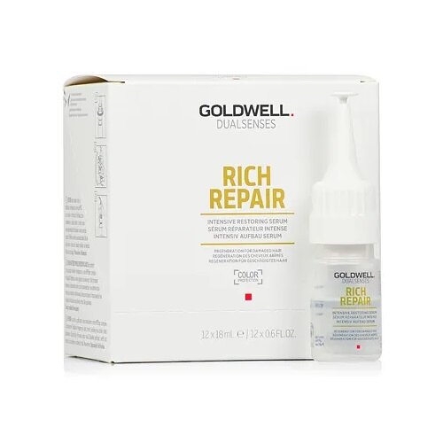 Plaukų serumas Goldwell Dualsenses Rich Repair Intensiv Serum, 12 x 18ml kaina ir informacija | Priemonės plaukų stiprinimui | pigu.lt