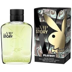 Tualetinis vanduo Playboy My VIP Story EDT vyrams, 100ml kaina ir informacija | Playboy Kvepalai, kosmetika | pigu.lt