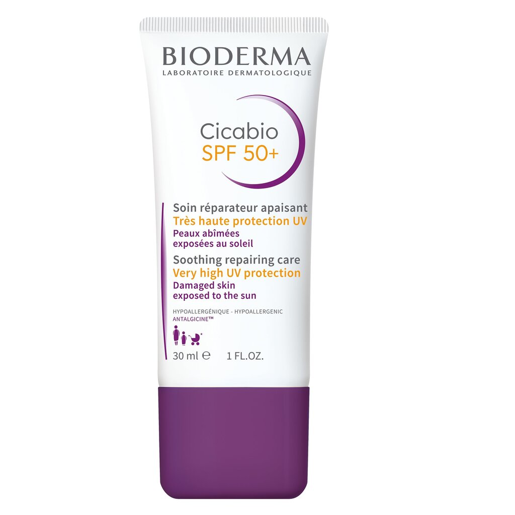 Apsauginis kremas nuo saulės Bioderma Cicabio SPF50+ kaina ir informacija | Kremai nuo saulės | pigu.lt